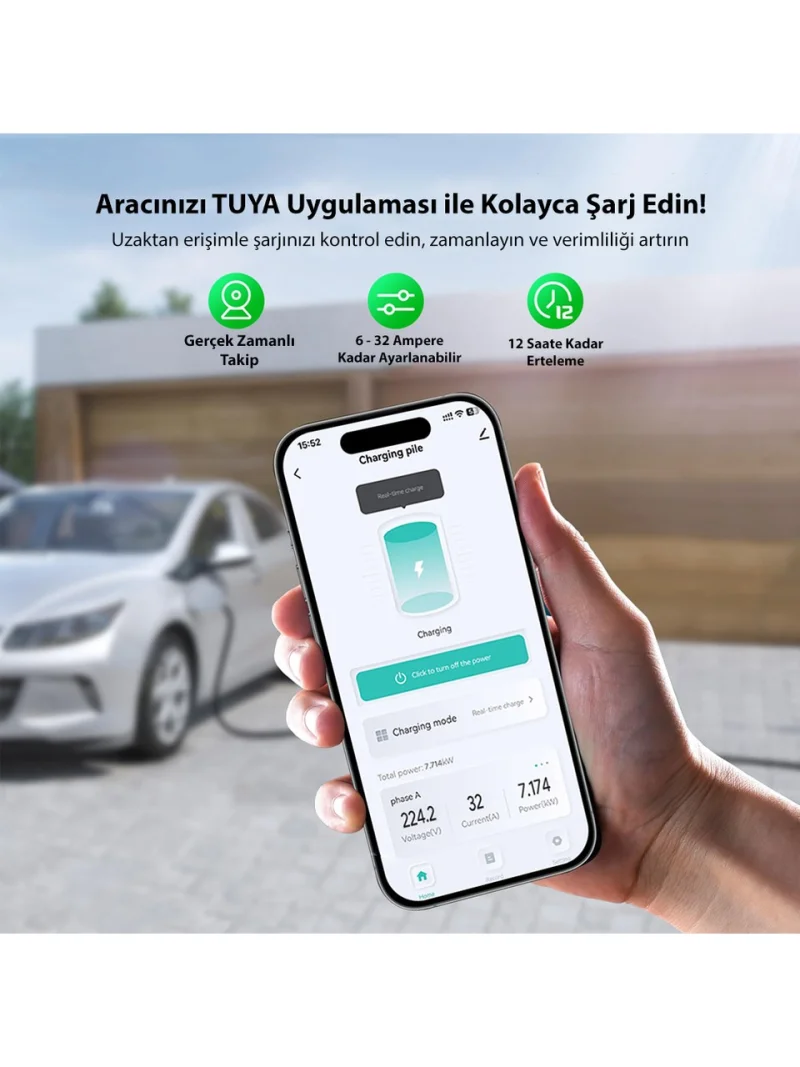 EVwallbox 22KW MOBİL TAŞINABİLİR ŞARJ CİHAZI
