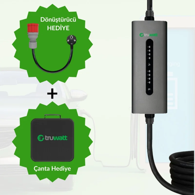 TRUWATT 11kW 16A Trifaz Tip-2 ŞARJ ÜNİTESİ
