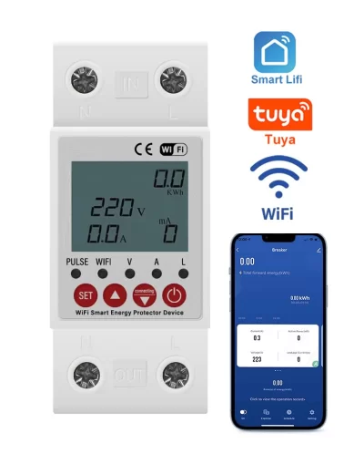 1 FAZ  WIFI IZLEME VE KORUMA CİHAZI